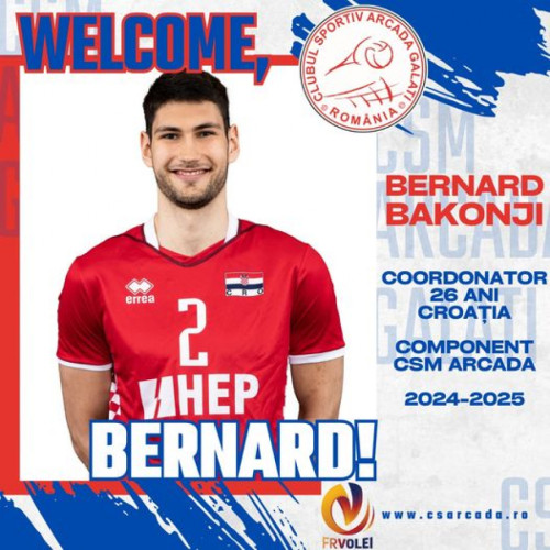 Bernard Bakonji se alătură echipei CSM Arcada Galați