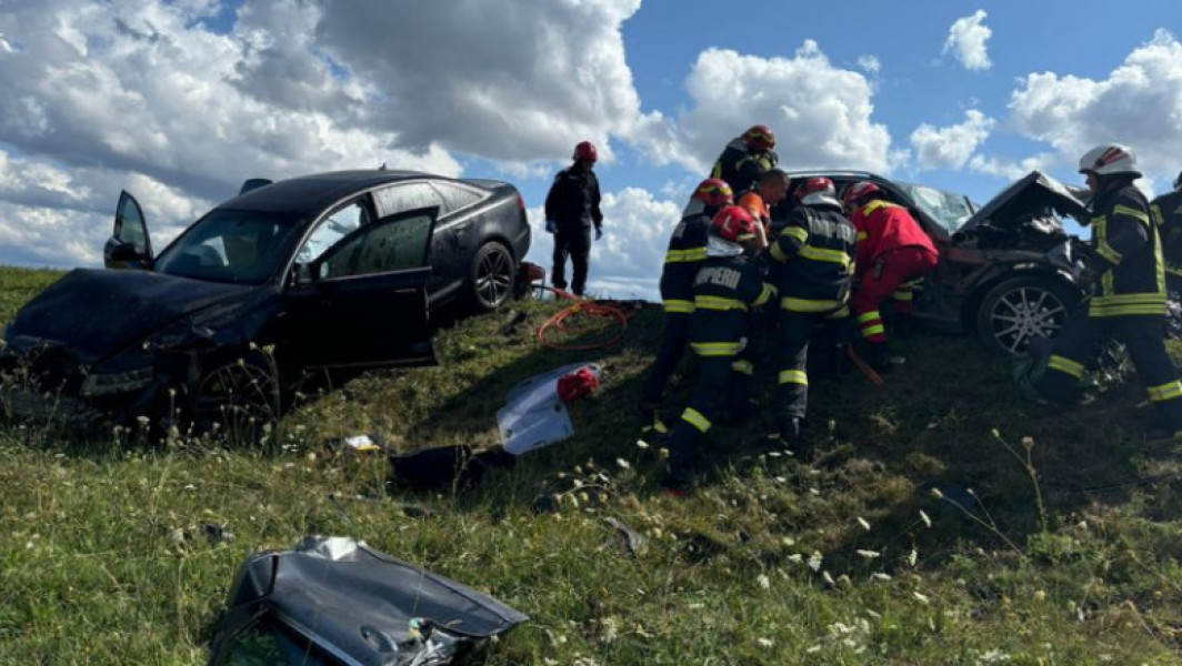 Trei persoane rănite în urma unui accident rutier pe DN 1, lângă Făgăraș