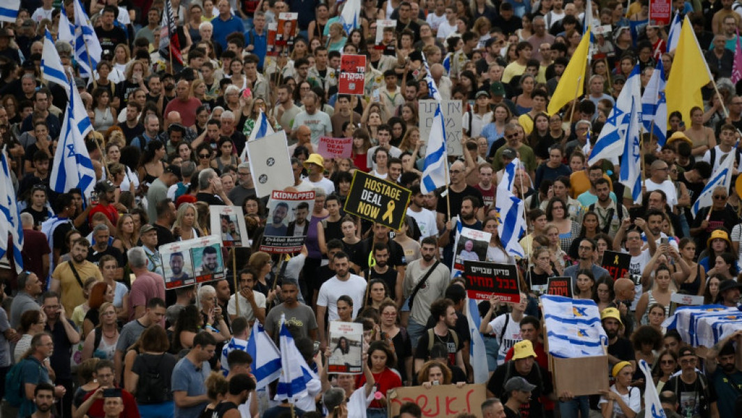 Zeci de mii de israelieni protestează pentru eliberarea ostaticilor