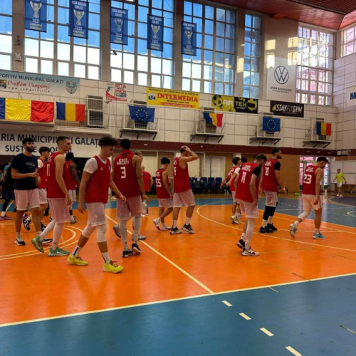 Primul meci oficial pentru echipa de baschet masculin CSM Galați