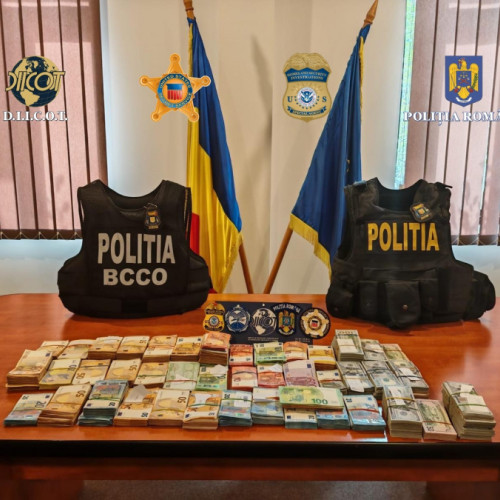 Acțiune internațională în combaterea criminalității organizate: 10 perchezitii în România și 3 în California