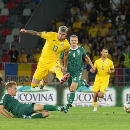 România învinge Lituania cu 3-1 în Liga Națiunilor