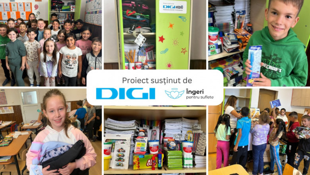 Grupul DIGI și Asociația Îngeri pentru Suflete continuă proiectul "Dulapiorul Fermecat"