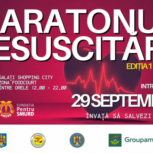 Învață primul ajutor la Maratonul Resuscitării - Ediția I