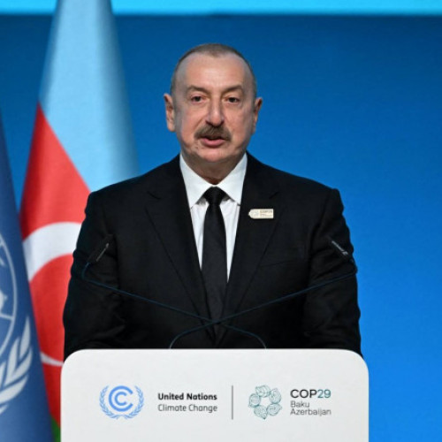 Ilham Aliev acuză presa occidentală de "fake news" la COP29