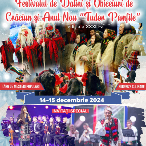 Festivalul Tudor Pamfile 2024: Tradiții de Crăciun și Anul Nou la Galați