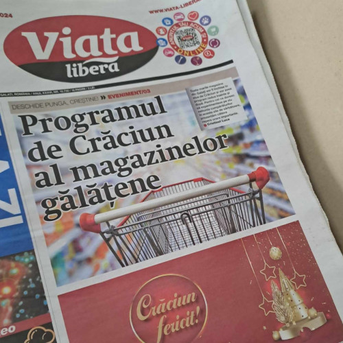 Modificări în apariția cotidianului &quot;Viața liberă&quot; de Crăciun