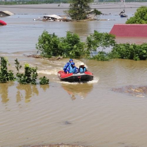 Inundații devastatoare în Dongting Hu: autoritățile luptă împotriva dezastrelor naturale