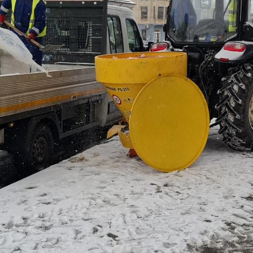 Deszăpezire intensă în Galați