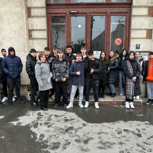 Vizită la redacția cotidianului &quot;Viața liberă&quot; de către elevii Liceului Tehnologic &quot;Radu Negru&quot;