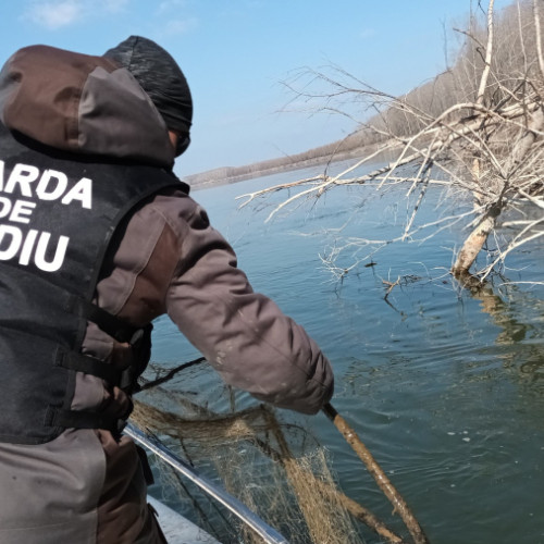 Control în zone sensibile de pescuit în județele din Delta Dunării