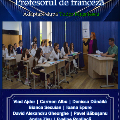 &quot;Profesorul de franceză&quot;, noul spectacol de la Teatru pe Teavă