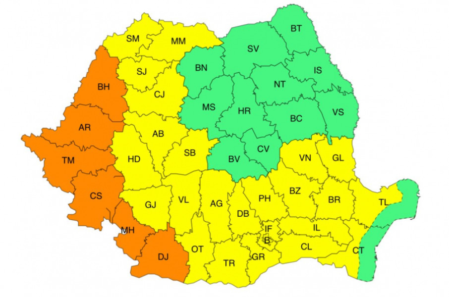 Temperaturi caniculare așteptate în județul Galați în weekend