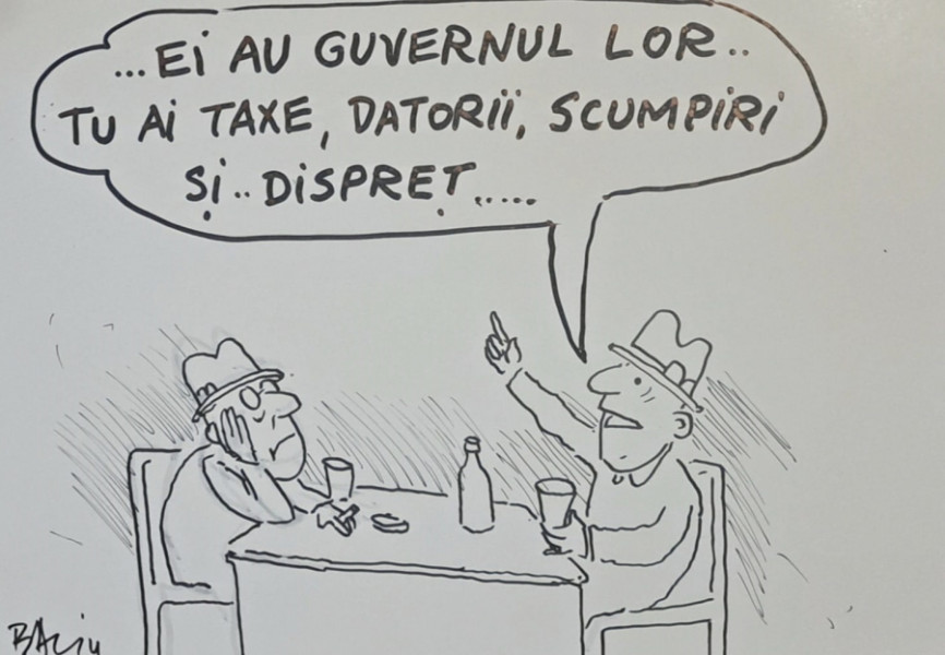 Caricatura zilei ca comentariu vizual asupra momentelor curente