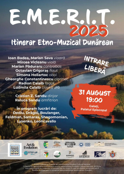 E.M.E.R.I.T. aduce la Dunărea de Jos un dialog muzical între tradiții