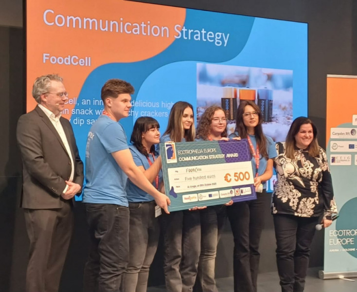 Echipa Universității Dunărea de Jos din Galați a câștigat premiul special la Ecotrophelia Europe 2025