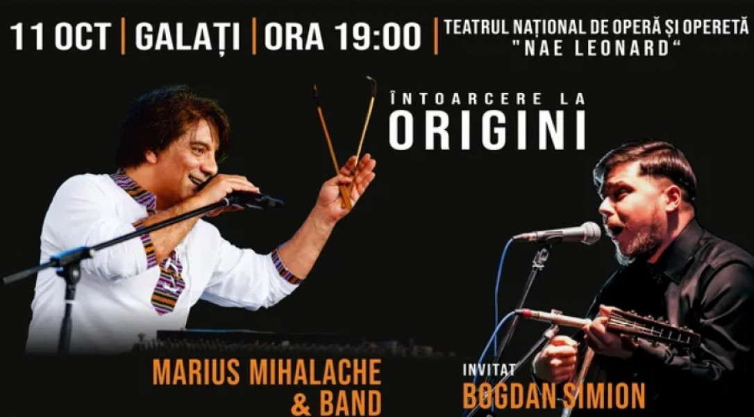 „Întoarcere la origini”, cu Marius Mihalache Scris de Raluca Ichim Joi, 09 Octombrie 2025 11:30