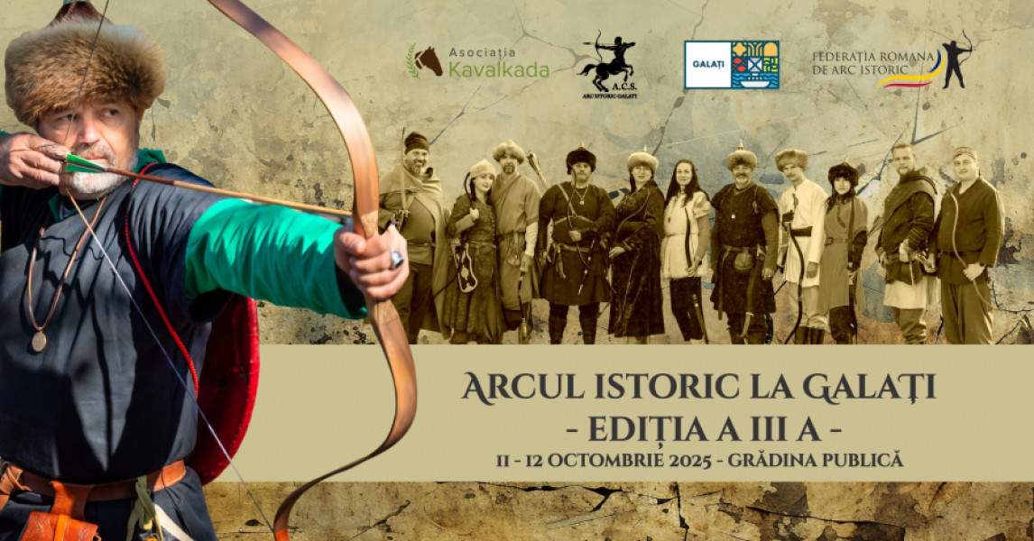 Grădina Publică găzduiește a treia ediție a evenimentului „Arcul Istoric la Galați”