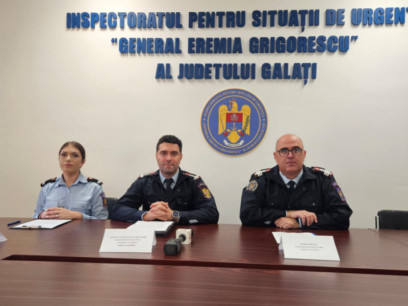 ISU Galați marchează ziua reducerii riscurilor prin acțiuni de prevenție și educare