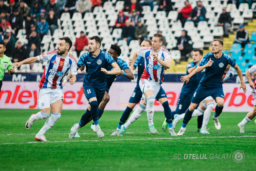 Oțelul Gălăți joacă la Arad într-un meci decisiv pentru play-off