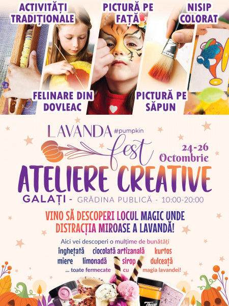 Festivalul Lavanda Pumpkin Fest aduce aromă de lavandă și dovleac la Galați
