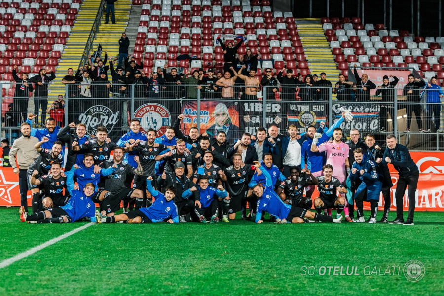 Oțelul Galați urcă pe loc de play-off după o victorie clară la Arad