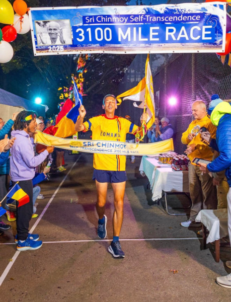 Gălățeanul Adrian Papuc a alergat 5.000 km la ultramaratonul din New York