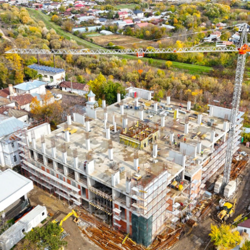 Lucrările la noul spital din Tecuci avansează spre o etapă importantă