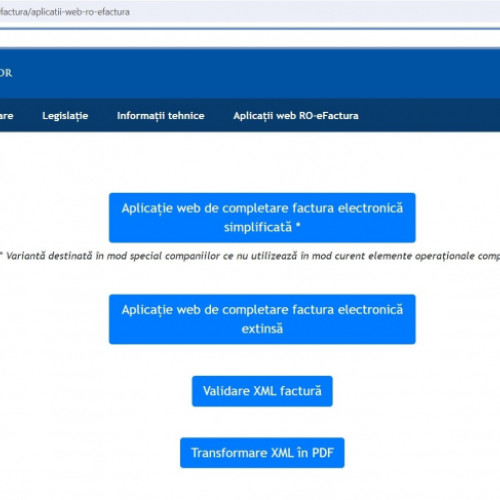 Simplificarea Aplicației e-Factura Lansată pentru Mai Multă Ușurință în Emisiunea Facturilor