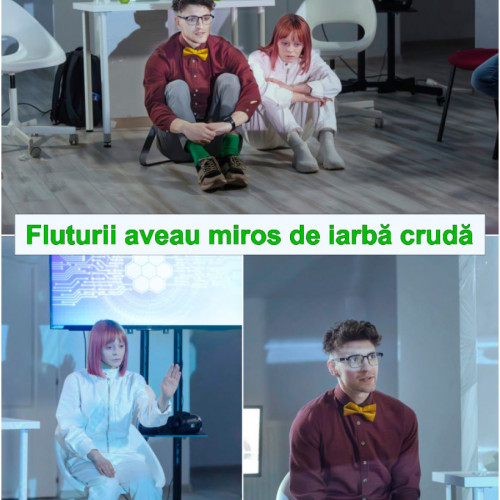 Spectacolul "Fluturii cu miros de iarbă crudă" a cucerit publicul gălăţean cu forța și impetuozitatea tinereții. Rolurile actorilor Elena Emandi și Andrei D. Ciobanu au impresionat la spectacolul postmodern, transformat în realitate prin regia artistică a Monicăi Turcu. Intr-o lume dominată de întrebări filozofice, tinerii artiști au reușit să aducă în fața publicului esența omului și locul său în univers. Însăși scrierea piesei de Andrei Velea, a doua zi fost focar de sport și drumeții în zilele noastre care a reușit să impresioneze și prin conferința sa