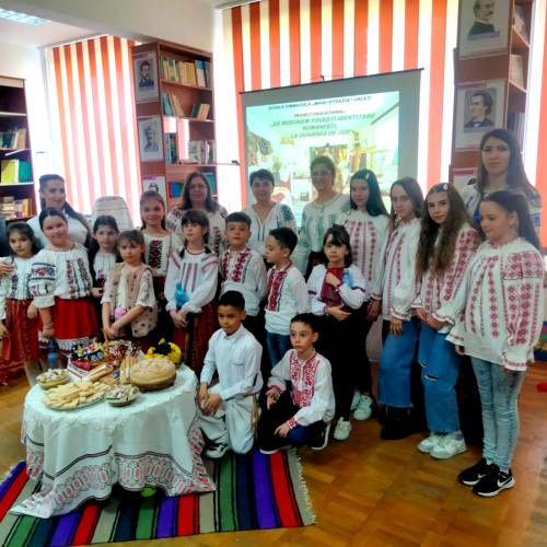 Deschidere Proiect Povești Identitare: Școala 34 Mihai Viteazul - Dunărea de Jos, în parteneriat cu UZP Galați