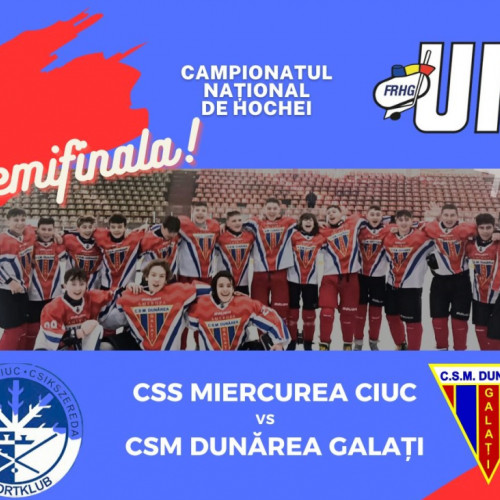 U15 CSM Dunărea Galați, în semifinalele Campionatului Național la hochei - Viața liberă, 11 Aprilie 2024 13:02